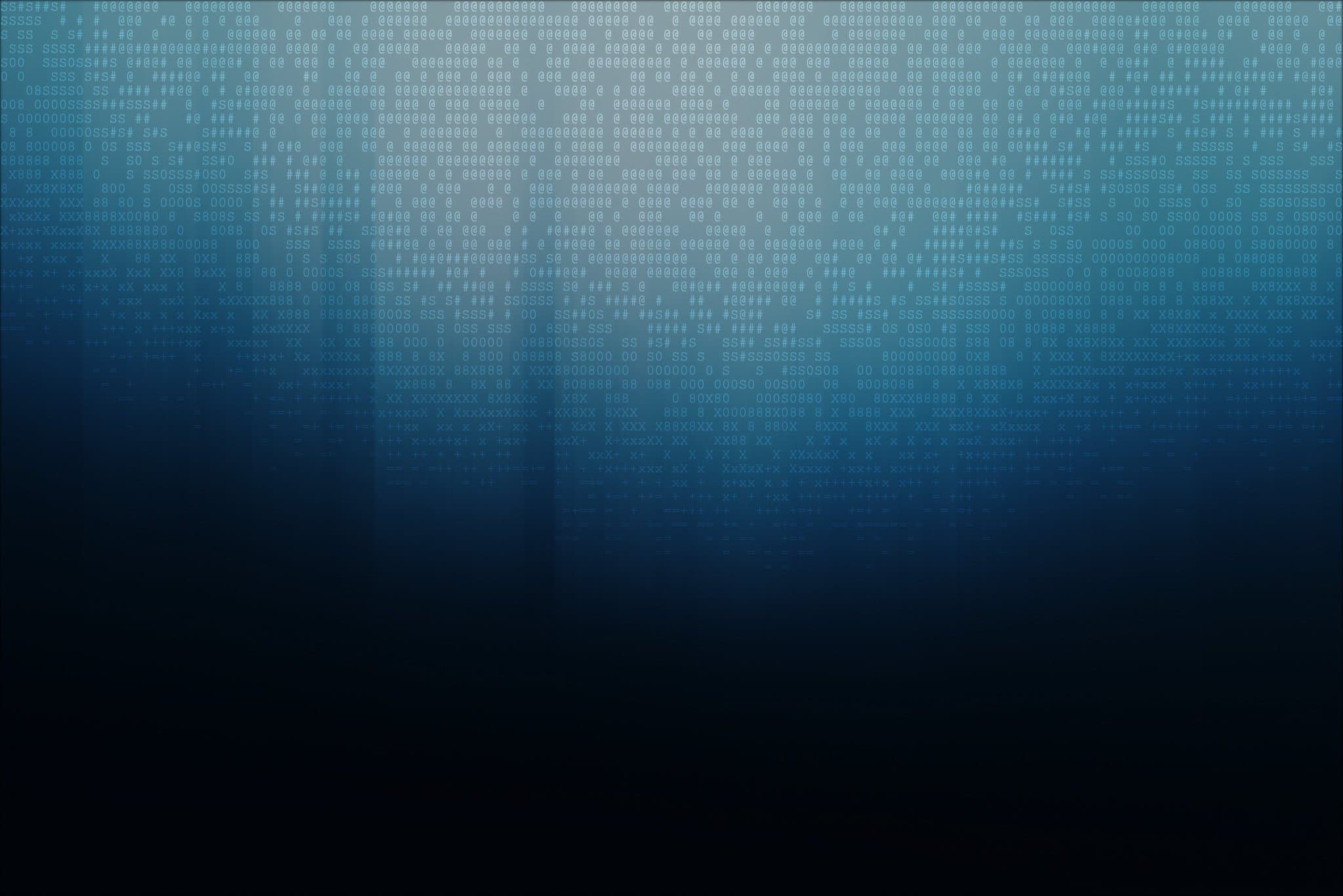 Abstract digital code field representing Somali online spaces